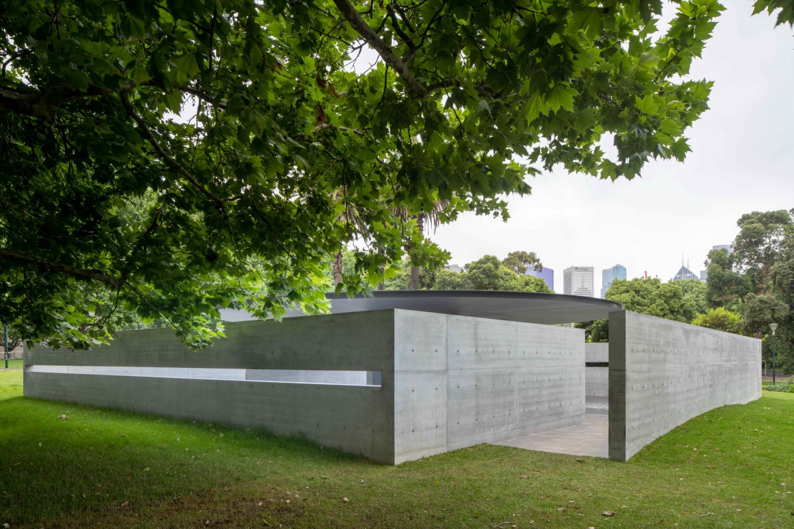 MPavilion 10, designed by Pritzer Prize winner and architect, Tadao Ando